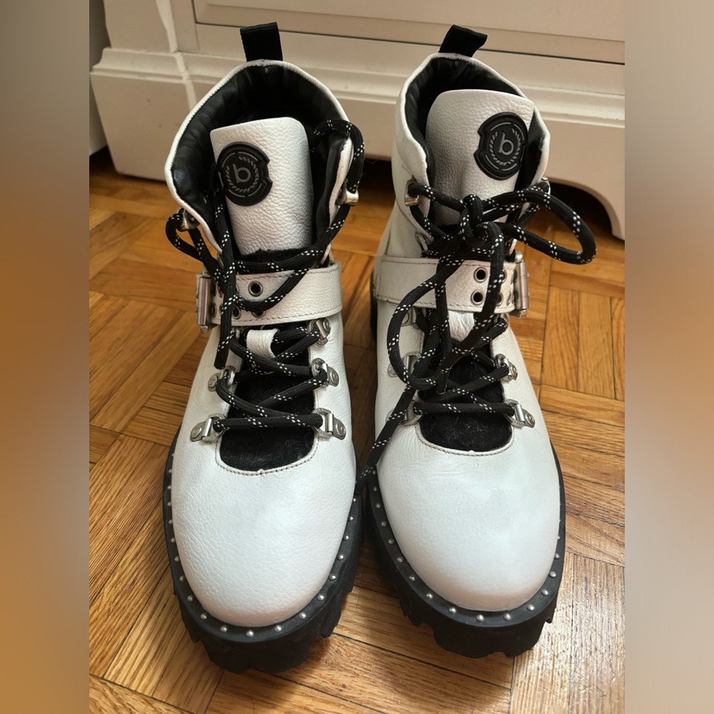 Bugatti lined boots, size 9(40)